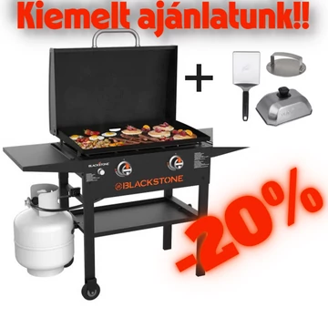 Blackstone 28&quot;-os gázgrill + Hamburgerező készlet 