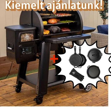 Pit Boss Competition 1250 WIFI pellet grill + öntöttvas szett