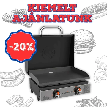 Blackstone 22&quot;-os asztali gázgrill 30mBar