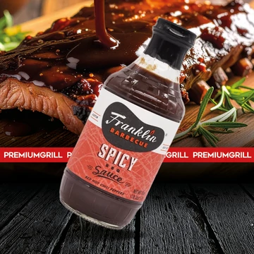 Franklin Spicy BBQ szósz 510 gr	