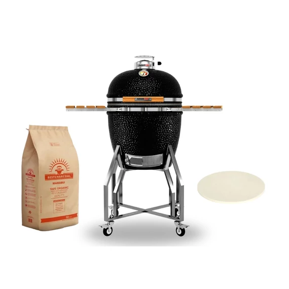 Kamado Chef 19 Black - Csomagajánlat