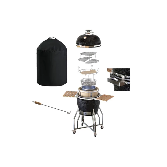Kamado Chef 19 Fekete 