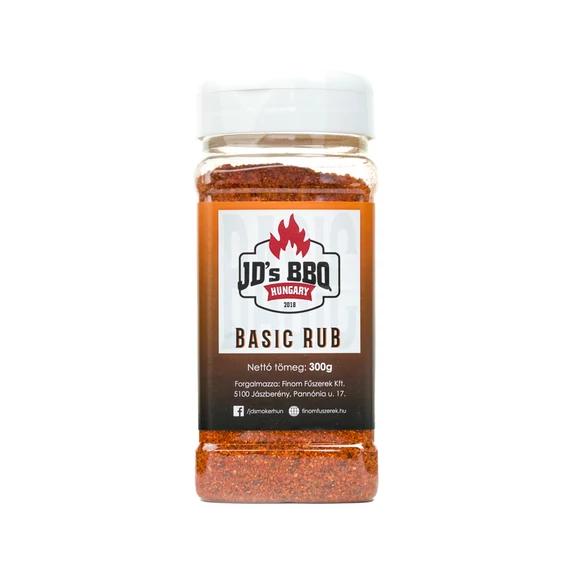 JD's BBQ Hungary Basic Rub 300g szóródobozban