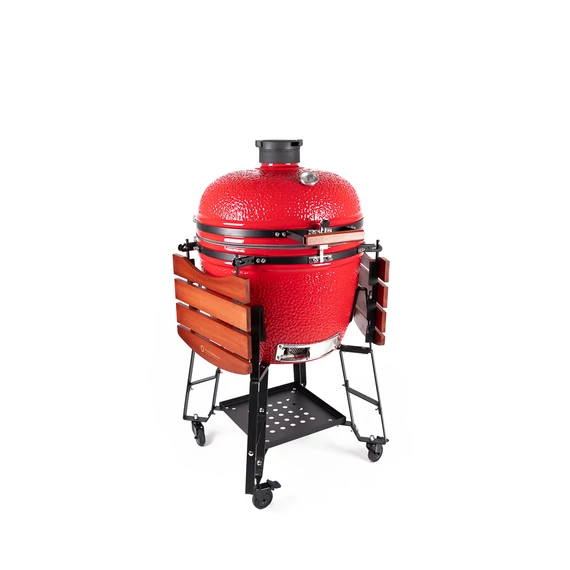 Kamado4u EVO Greater kerámia grill piros állványos	