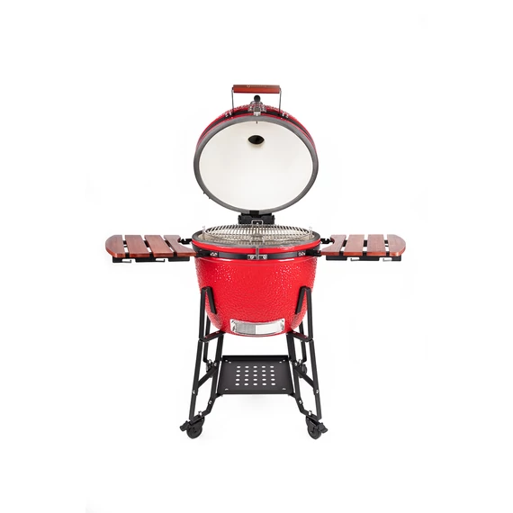 Kamado4u EVO Greater kerámia grill piros állványos	