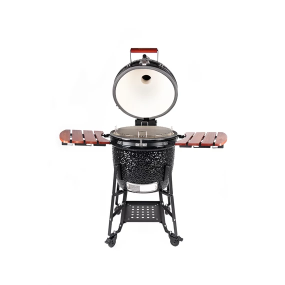 Kamado4u EVO Meater kerámia grill fekete állványos