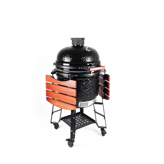 Kamado4u EVO Meater kerámia grill fekete állványos