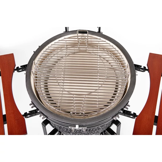 Kamado4u EVO Meater kerámia grill fekete állványos