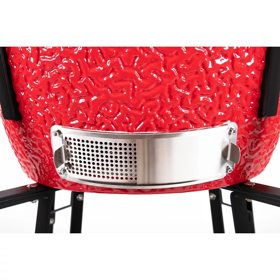 Kamado4u EVO Meater kerámia grill piros állványos