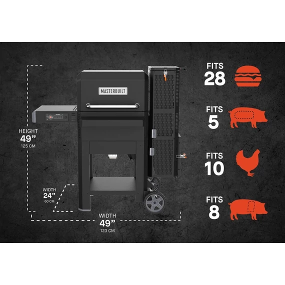 Masterbuilt Gravity Series 600 Faszenes Grill