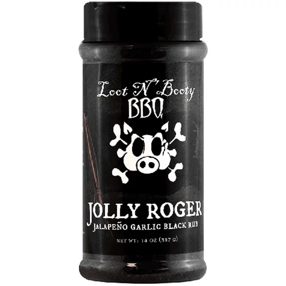 Loot N' Booty Jolly Roger Jalapeno Garlic Black Rub	
