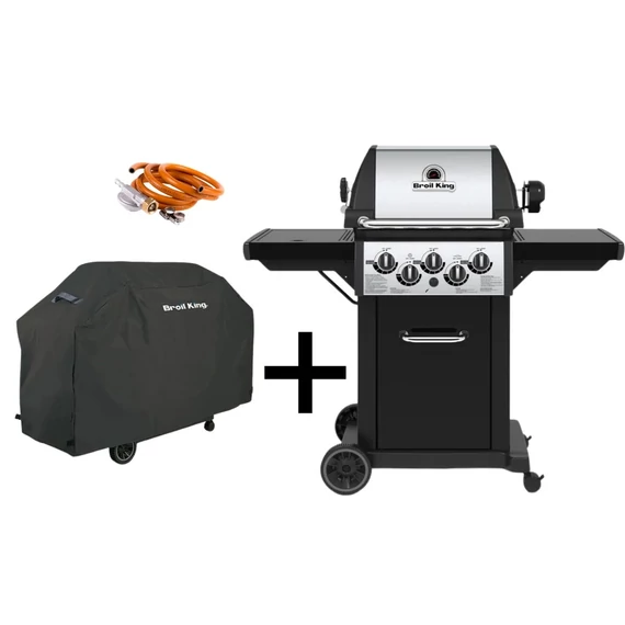 Broil King kerti gázgrill - Monarch 390 - Csomagajánlat