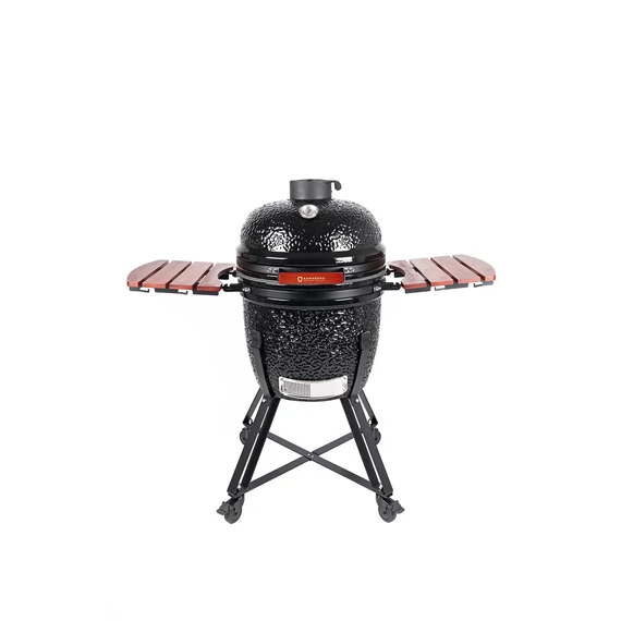 Kamado4u NEO CLASSIC Meater kerámia grill fekete állványos