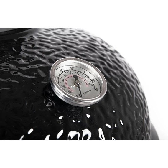 Kamado4u NEO CLASSIC Meater kerámia grill fekete állványos