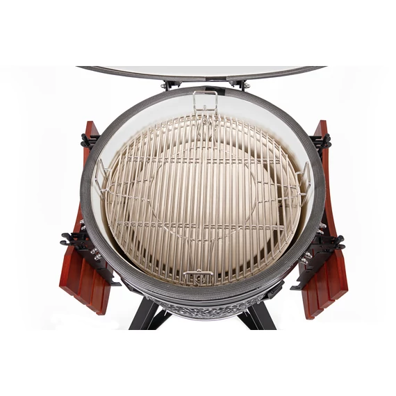 Kamado4u NEO CLASSIC Meater kerámia grill fekete állványos