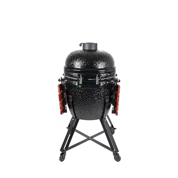 Kamado4u NEO CLASSIC Meater kerámia grill fekete állványos