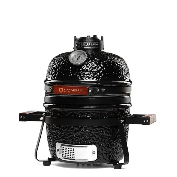Kamado4u Mini D27 kerámia grill fekete asztali Classic	