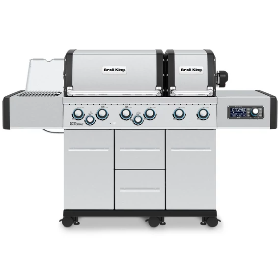 Broil King Imperial™ QS 690 IR prémium gázgrill rozsdamentes acél sütőrácsokkal