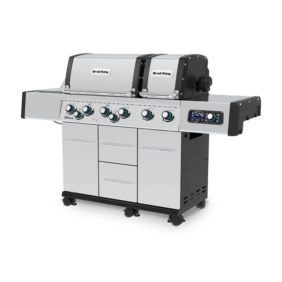 Broil King Imperial™ QS 690 IR prémium gázgrill rozsdamentes acél sütőrácsokkal