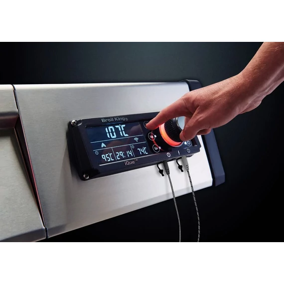 Broil King Imperial™ QS 690 IR iQue™ hőmérséklet-érzékelő rendszer Bluetooth vezérléssel