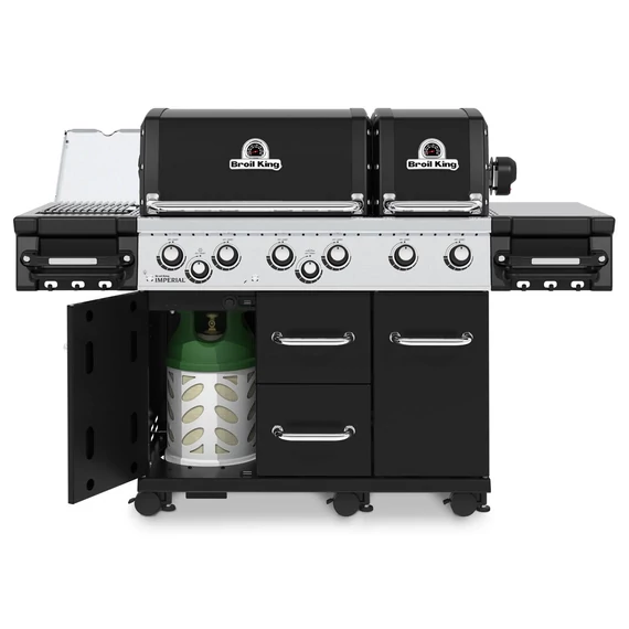 Broil King Imperial™ 690 IR prémium gázgrill 6 égővel és infravörös oldalsó égővel