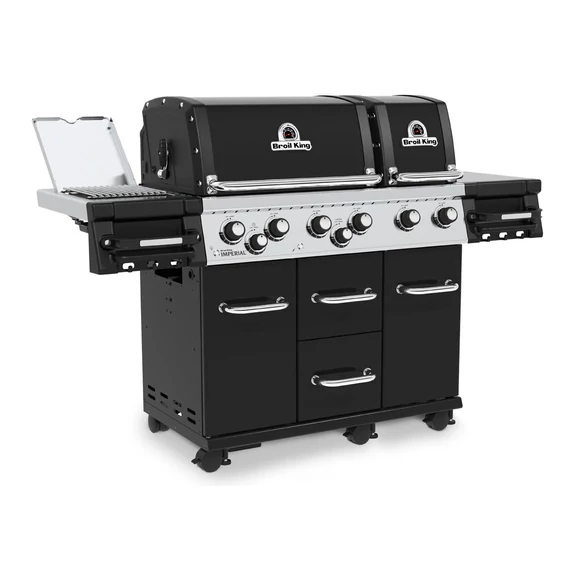 Broil King Imperial™ 690 IR prémium gázgrill 6 égővel és infravörös oldalsó égővel