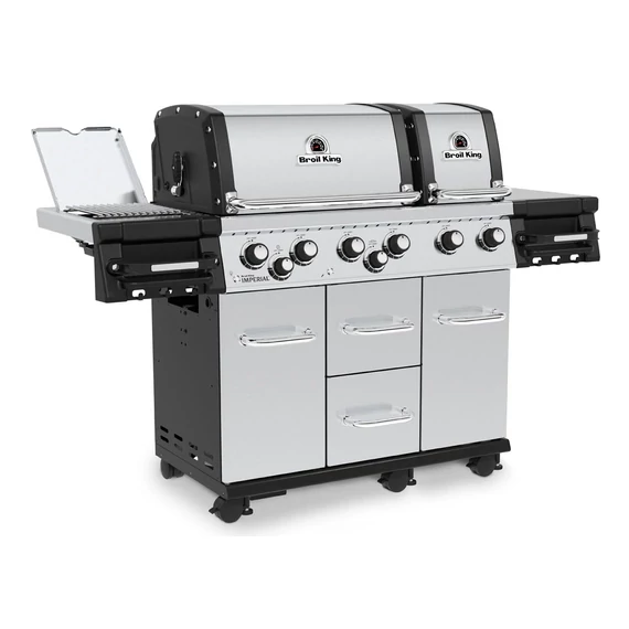 Broil King Imperial™ S 690 IR prémium kerti gázgrill rozsdamentes acél égőkkel