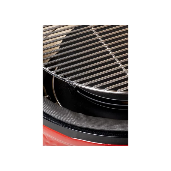 Kamado Joe Big Joe II Stand-Alone prémium beépíthető kerámia grill piros színben
