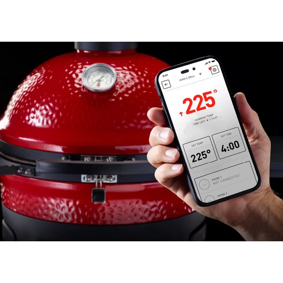 Kamado Joe Konnected Joe™ digitális vezérlőpanel hőmérsékleti grafikonokkal