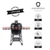 Kamado4u EVO Greater kerámia grill fekete állványos