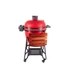 Kamado4u EVO Greater kerámia grill piros állványos	