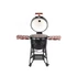 Kamado4u EVO Meater kerámia grill fekete állványos