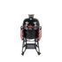 Kamado4u EVO Meater kerámia grill fekete állványos