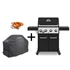 Broil King - Crown 440 - 2022 kerti gázgrill - Csomagajánlat