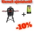 Kamado4u NEO CLASSIC Meater kerámia grill fekete állványos +  Toro Namíbiai faszén