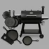 Pit Boss Pro 850 WiFI pellet grill + öntöttvas szett